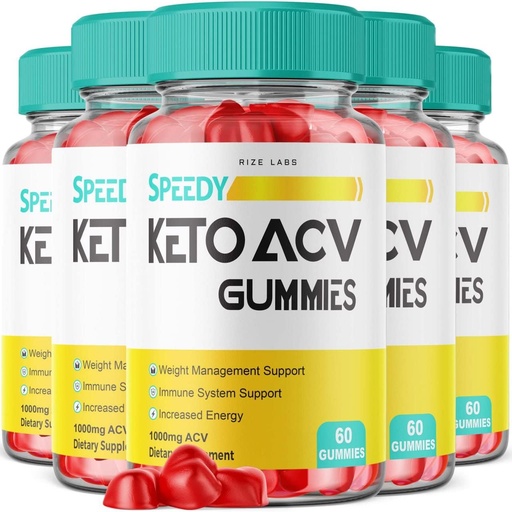 [BRSROZYQDJYBACQ2] rize labs - Speedy Extreme Keto Plus ACV Gummy for Advanced Weight Loss with Apple Cider Vinegar 2000mg Supplement (300 Gummies)