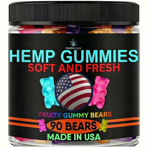 [BRSRAAIKBANWMCD4] Hemp Gummies for Sleep-Support Calm Peace and Relaxation-Hemp Oil Gummy Bears Candy Edibles, Tasty Fruity Flavors-Made in USA-90 Ct.