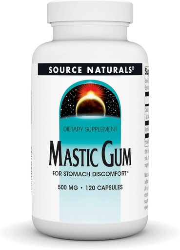 [BRSWIYA6BAGBCHTO] Fuente Naturales Mastic Gum for Stomach Discomfort* 500 mg - 120 Tablets