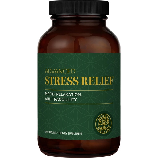 [BRSROFL6B4BGEAYV] Global Healing Center - Stress Relief Supplement with Lithium Orotate - Advanced Calm Support Helps Ease Stress and Improve Function - Lithium Supplements - (120 Capsules)