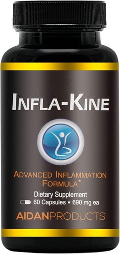 [BRSWKFQ7OECRQ2TE] Infla-Kine Supplement, Boswellia Cloft, BBCM-95 & Burndock Seed Blended for Commusing, 60 Capsults
