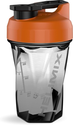 [BRSRMGL6CMFBUGT2] HELIMIX 1.5 Vortex Blender Shaker Bottle Holds Upto 20oz | No Blending Ball or Whisk | USA Made | Portable Pre Workout Whey Protein Drink Shaker Cup | Mixes Cocktails Smoothies Shakes | Top Rack Safe