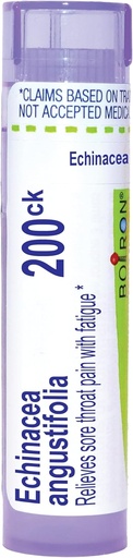 [BRSWIYT7BUIRGGTY] Boiron Echinacea Purpurea 200Ck für Sore Throat Pain mit Fatigue - 80 Pellets