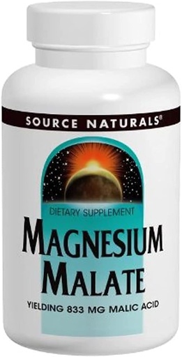 [BRSWIYQOAUBRGC32] Source Naturals Magnesium Malate 625mg, 200 Capsules