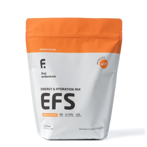 [BRSWIYLQAEDQEELK] First Endurance EFS Sports Drink Mix Orange Splash