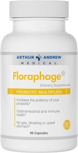 [BRSWIA3RAEEAA3TU] Arthur Andrew Medical, Floraphage, Prebiotic Formula och Probiotic Multiplier, 90 kapslar