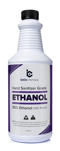 [BRSWYGABAV7QKFLF] Medical Grade Ethanol - 95% Ethyl Alcohol - for Hand Sanitizer Production - No Fermentation Smell - Does Not Contain Methanol