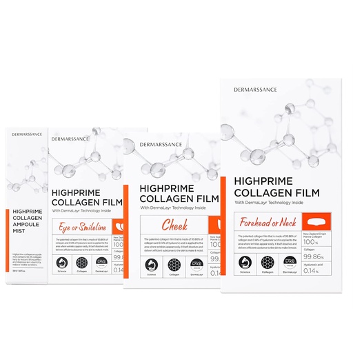 [BRSW2H37OF5RQG3U] Highprime Collageen Film & Mist Kit - Volledige set voor 5 sessies