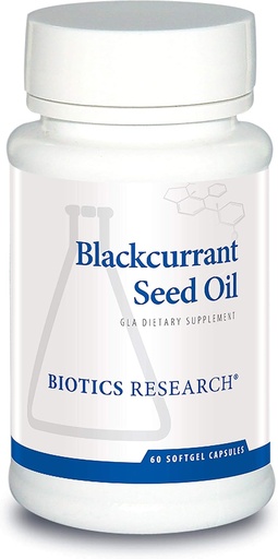 [BRSWIY35BYAWE3DM] Biotics Research Blackcurrant Seed Oil Natural Source of Gamma Linolenic Acid GLA, 535 mg Capsule, Supports Cardiovascular Health, Normal Tissue Repair, Immune System, Women’s Health 60 Caps