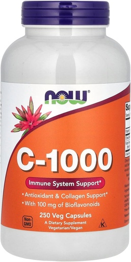 [BRSWIFQGCQAQI3TA] Sekarang Makanan C 1000, 250 Capsules