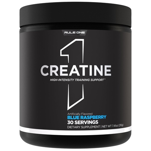 [BRSRAYY5A4PRGADX] Rule 1 Proteins Creatine Powder – Pure Micronized Creatine Monohydrate for High-Intensity Exercise and Lean Body Mass Support, Flavored and Unflavored (30 Servings, Blue Raspberry)