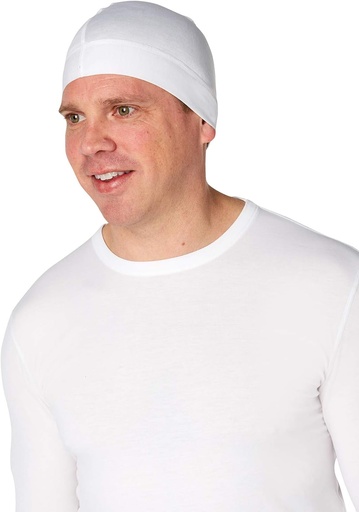 [BRSWGHY7CIMGC3TO] Eczema - Psoriasis Therapy + Relief Skull Sleep Cap for Moderate to Severe Scalp Eczema, Seborrheic Dermatitis – Extreme Dandruff & Scalp Psoriasis Treatment for Adults White
