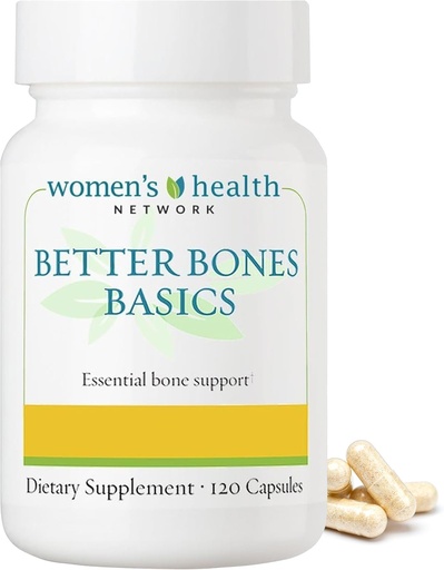 [BRSWKYL5PMCAAHYV] Migliore Bones Basics by Women's Health Network - Calcio, Magnesio, Zinco, Vitamina D, Vitamina K, Manganese e Boron - 120 capsule