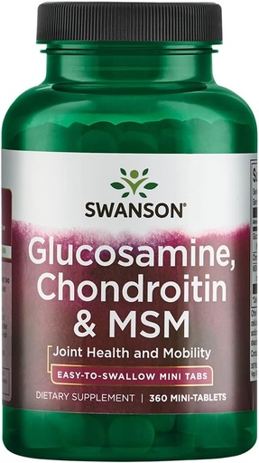 [BRSWIY36BQFBCEYV] Mini-Tabs Glucosamine, Chondroitin & Msm 750/600/300 mg 360 Mini-Tabs
