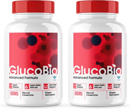 [BRSRAGLRBF6QODTA] ( Ametlik 2 Pakend ) Glucobio kapslid , Gluco Bio Blood Support Pills Advanced Formula , GlucoBio Kõik looduslikud koostisosad , GlucaBio maksimaalne tugevus , Glucbio , Glucobio veri , Glükogeeni tugi ( 120 kapslit )