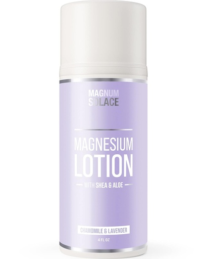 [BRSRMBT5BEIBQA3X] Magnesium Lotion – Super konzentriert – Hergestellt mit Aloe und Shea – Für Leg Cramps, Sore Muskeln & Gelenke, Verjüngung – Sicher für Kinder, Made in the USA (Chamomile & Lavender)