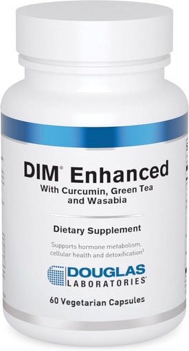 [BRSW2FQCPMMBAA3H] Douglas Laboratories DIM Enhanced - Supports Hormone Balance, Cellular Health & Detox* - With Antioxidants, Green Tea Extract & Wasabia - 60 Vegetarian Capsules