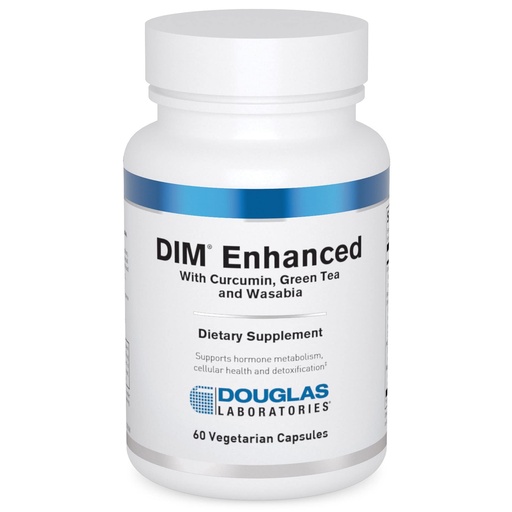 [BRSW2FQCPMMBAA3H] Douglas Laboratories DIM Enhanced - Supports Hormone Balance, Cellular Health & Detox* - With Antioxidants, Green Tea Extract & Wasabia - 60 Vegetarian Capsules