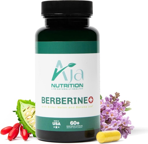 [BRSROAA2CIIWGELU] Berberine Plus – Triple Action Metabolic Support Suppose with Berberine HCl 500mg, Bitter Melon & Banaba Leaf – 1250mg 草本活动者 – 能源与消化支持 – 60 Vegan Capsules
