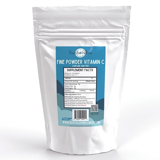 [BRSROBAQOEFB4G3O] Fine Powder Vitamin C as Ascorbic Acid | Pure, Sugar & GMO-Free | 1000 mg Vitamin C per Serving | 5 lb Bag