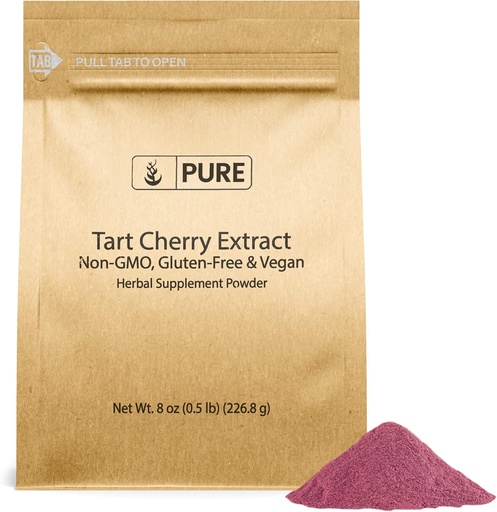 [BRSWGBICORYRQYDH] Pure Original Zutaten Tart Cherry Extract (8oz), Non-GMO, Kräuterergänzung