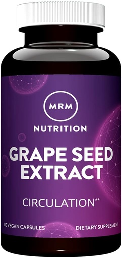 [BRSWIY34CIOROYLI] MRM Nutrition Grape Seed Extract | Circulation | Antioksüdandid | Anti-agning | Gluteenivaba + Vegan | 100 Servings