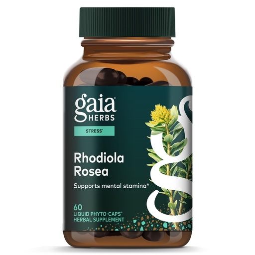 [BRSWIYL7C4ARUGA7] Gaia Herbs, Rhodiola Rosea, 60 Vegetarian Liquid Phyto-Capsules