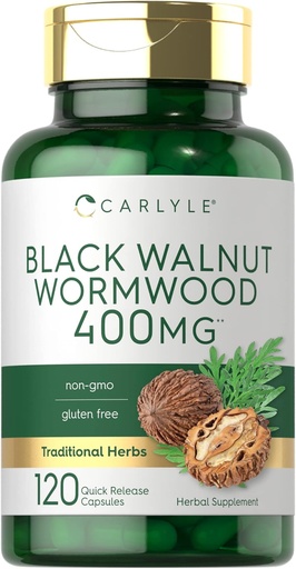 [BRSRMYALOYPRGDQ2] Carlyle Black Walnut Wormwood 120 cápsulas