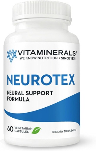 [BRSWYZATBECQ2H3O] Vitaminerals® 119 Neurotex™ | Nervous System Support & Stress Relief | Calm Mind | Positive Mood | 60 Vegetarian Capsules