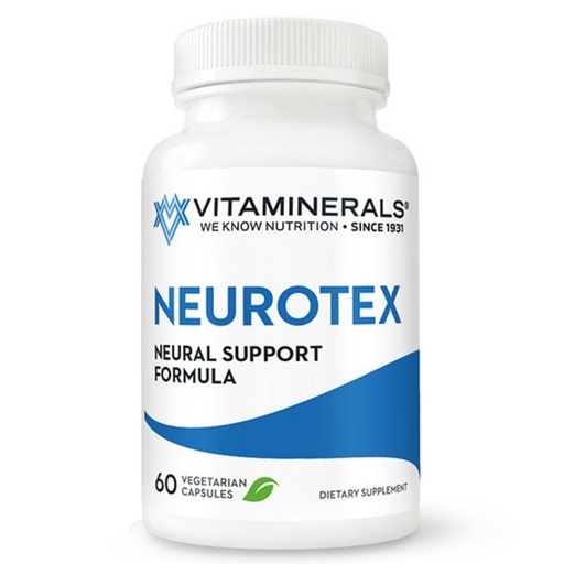 [BRSWYZATBECQ2H3O] Vitaminerals® 119 Neurotex™ | Nervous System Support & Stress Relief | Calm Mind | Positive Mood | 60 Vegetarian Capsules