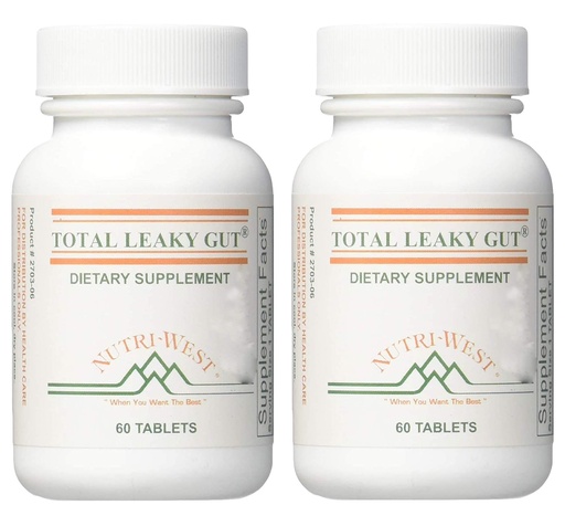 [BRSWKHQEBQNW2H3K] Nutri-West - Total Leaky Gut 60 (2 Pack) by Nutri-West