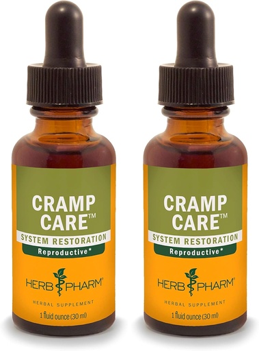 [BRSROGAFCQIQOHQ7] Herb Pharm Cramp Care Liquid Herbal Extract to support a Healthy Menstrual Cycle - 1 Ουγγιά (Pack of 2)