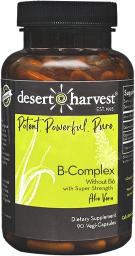 [BRSWKGADOAOBO2A5] Desert Harvest B-Complex - Χωρίς B6, 90 κάψουλες