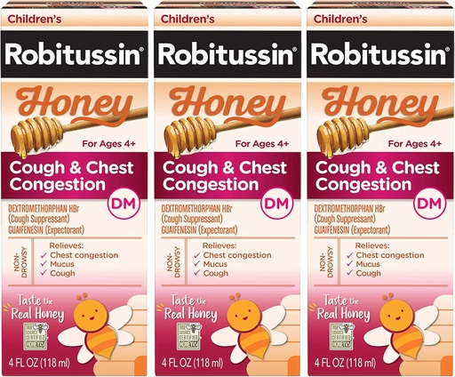 [BRSWGBQLOZ6ROHT7] Robitussin dětský med kašel & hrudník Congestion DM