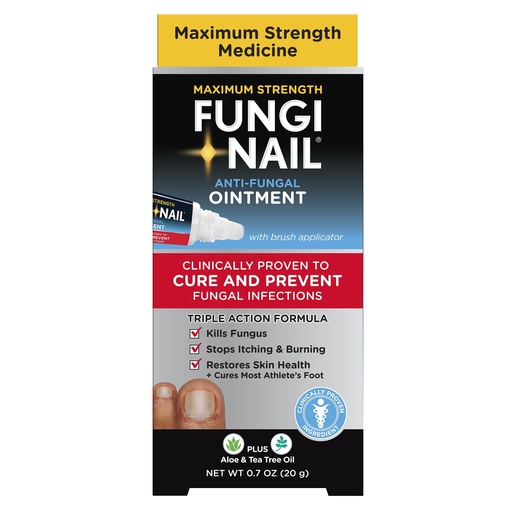 [BRSWIZIDBACBCAYV] Fungi Nail Anti-Fungal Ointment 0.7 Fl Oz, Kills Fungus that Can Lead To Athlete's Foot with Tolnaftate, Toe Nail Fungus Treatments, Clinically Proven to Cure Infections, Natural Color