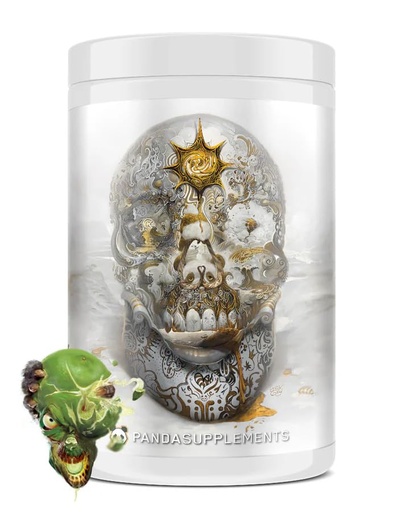 [BRSRA2YQCMFBY2TH] Underground Bio Labs/Panda Supps Skull Nootropic Pre Workout,3 Caffeine Sources for Tunnel Vision Focus, Massive Pumps, Unparalled Energy (40 Scoops) (Cranial Smash) (Lemon Lime Refresher)