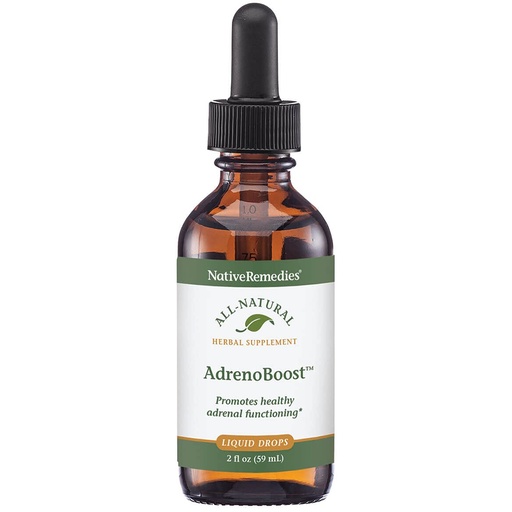 [BRSWIYQ5BYIRGEY3] Native Remedies AdrenoBoost - All Natural Herbal Supplement for Adrenal | Support, 2 Fl oz.