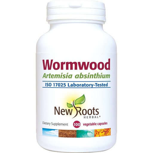 [BRSW2HTRBUIQKEL2] NEW ROOTS HERBAL Wormwood (100 Veg Caps) - Appetite, Digestion and Intestinal Balance Support - Non-GMO & Gluten Free