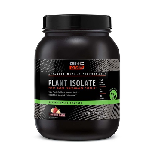 [BRSW2CATAANBGH3A] GNC AMP Plant Isolate Protein - Strawberry Banana (28 Servings)