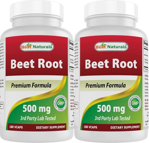 [BRSW2AQOBYOQOA3Z] Kasuls Beet Root 500 mg 180 Capsules (180 Cacah 2)
