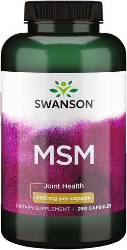 [BRSWIYALPMNQ2G32] Swanson Msm 500 Milligrams 250 Capsules