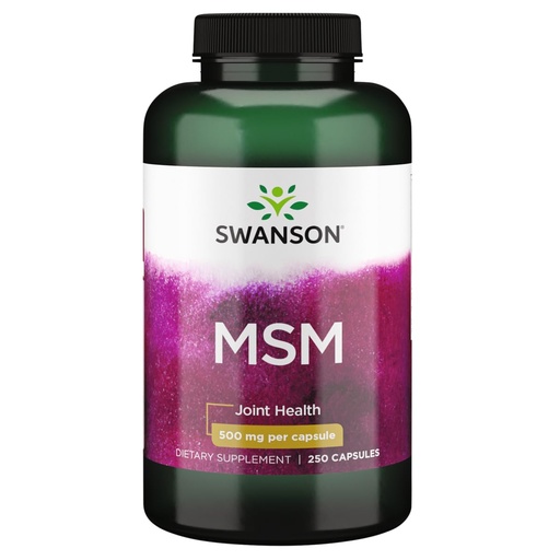 [BRSWIYALPMNQ2G32] Swanson Msm 500 Milligrams 250 Capsules