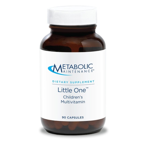 [BRSWIZQPCB4AIGY3] Metabolic Maintenance Little One - Kids Multivitamin with Iron for Children 6-12 yrs, Multi Vitamin Pills with B Vitamins, Methyl Folate, Minerals + VIT D for Healthy Growth - 90 Small-Sized Capsules