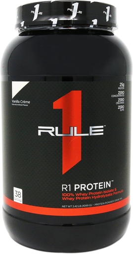 [BRSWIGD4CUNWYFLC] R1 Protein, 38 Servings, Vanilla Crème