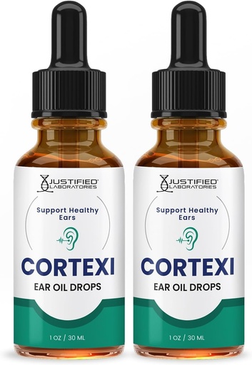 [BRSROFIECJ4GKCDF] Các nhà lao hợp pháp ( Pack) Tai Cortexi Drops Cortexi Healthy Eardrum dầu hỗ trợ tai khỏe mạnh hỗn hợp của 2 bình dầu thiết yếu
