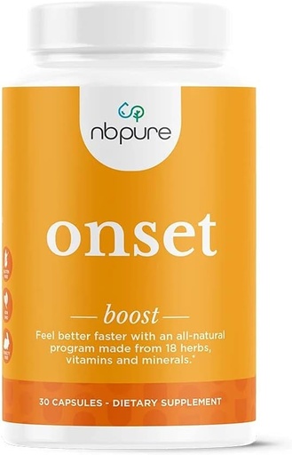 [BRSWKZQ7DICWAH3G] nbpure On-Set Immune System Booster Immunity Supplement Capsules, 30 Count