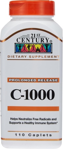 [BRSWIYIYAFYQI3DA] 21st Century C-1000 Prolonged Release Vitamin Supplement, 110 Tablets