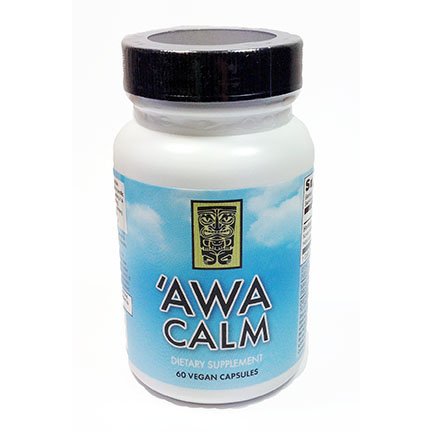 [BRSWIHD4CEDRS3DM] ‘Awa Calm Capsules - Kava-Based Herbal Supplement with 30% Kavalatone, Calamus Root, Passion Flower, Lemon Balm & Hops (60 Capsules)