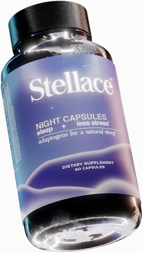 [BRSROGL5PINQ2D3O] Premium Sleep Supplement: Vegan Night Capsules with Melatonin, Valerian Root & Magnesium Gycinate - Deep Sleep Aid for Conscious Rest, Reduced Nighttime Awakenings - 30 Day Supply