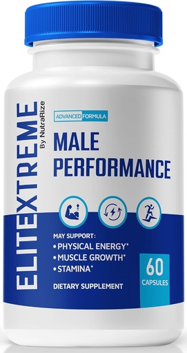 [BRSRA232BMBBQALJ] EliteXtreme Mand tillæg, EliteXtreme Man piller, Alle naturlige kost kapsler til mænd, 1200 MG Multivitaminer til samlet sundhed, Elite Xtreme Anmeldelser (60 kapsler)